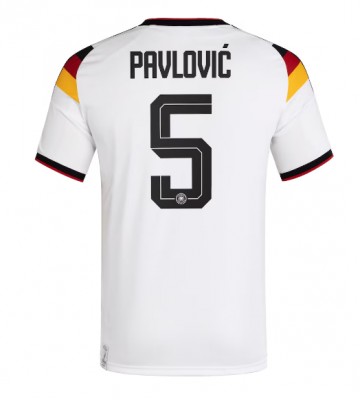 Tyskland Aleksandar Pavlovic #5 Hjemmebanetrøje VM 2026 Kortærmet